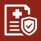 Red Secure Document icon